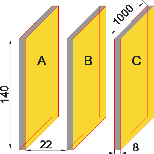 three-phase AC busbars