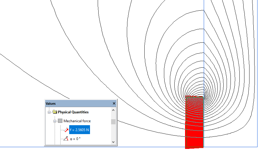 Disc permanent magnet pull force