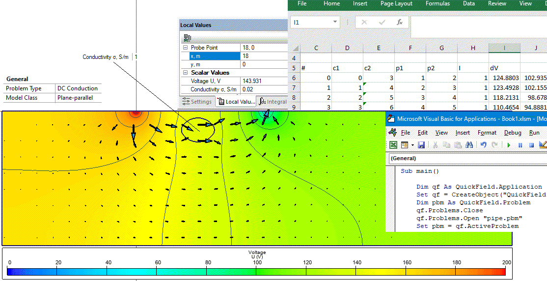 Electrical resistivity tomography