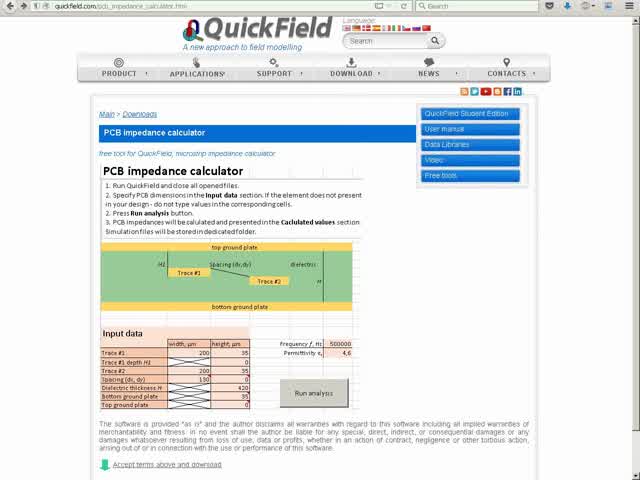 Calculator pcb PCB Temperature