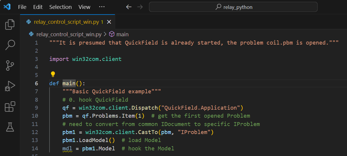 Running Python code with VS Code